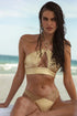 Luli Fama Medusa Ring Halter Peek A Boo Top